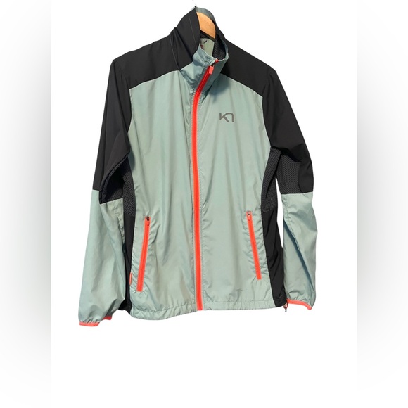 KARI TRAA Women's Activewear Jacket Full Zip Polyester Pockets - Picture 1 of 5